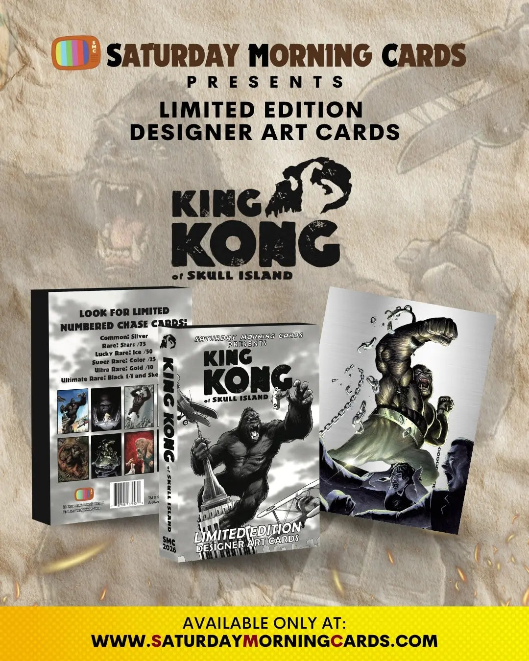 Saturday Morning Cards King Kong Single-Card Box 