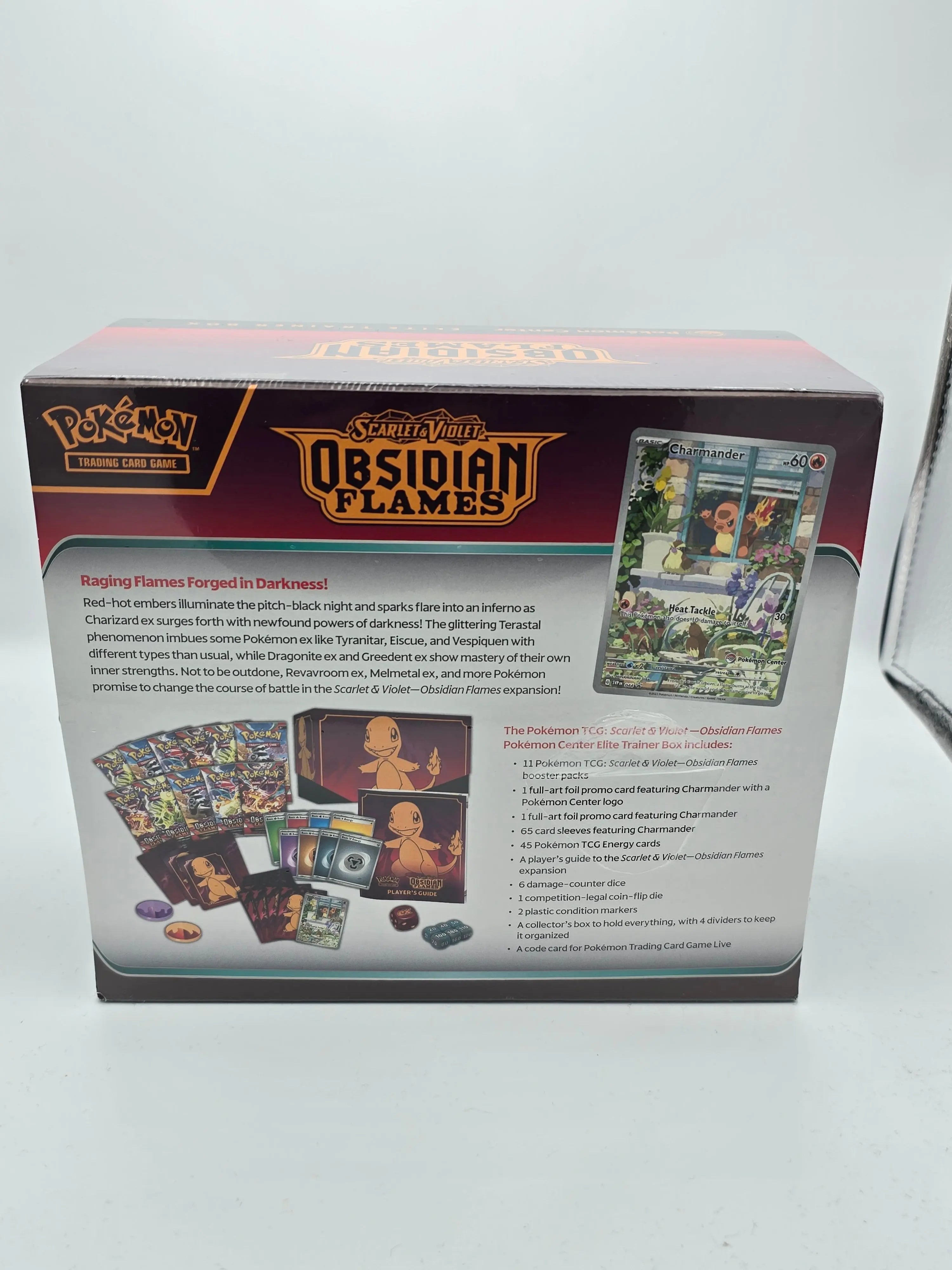 Scarlet & Violet Obsidian Flames Pokemon Elite Trainer Box - Sealed Scarlet & Violet Obsidian Flames Pokemon Elite Trainer Box - Sealed