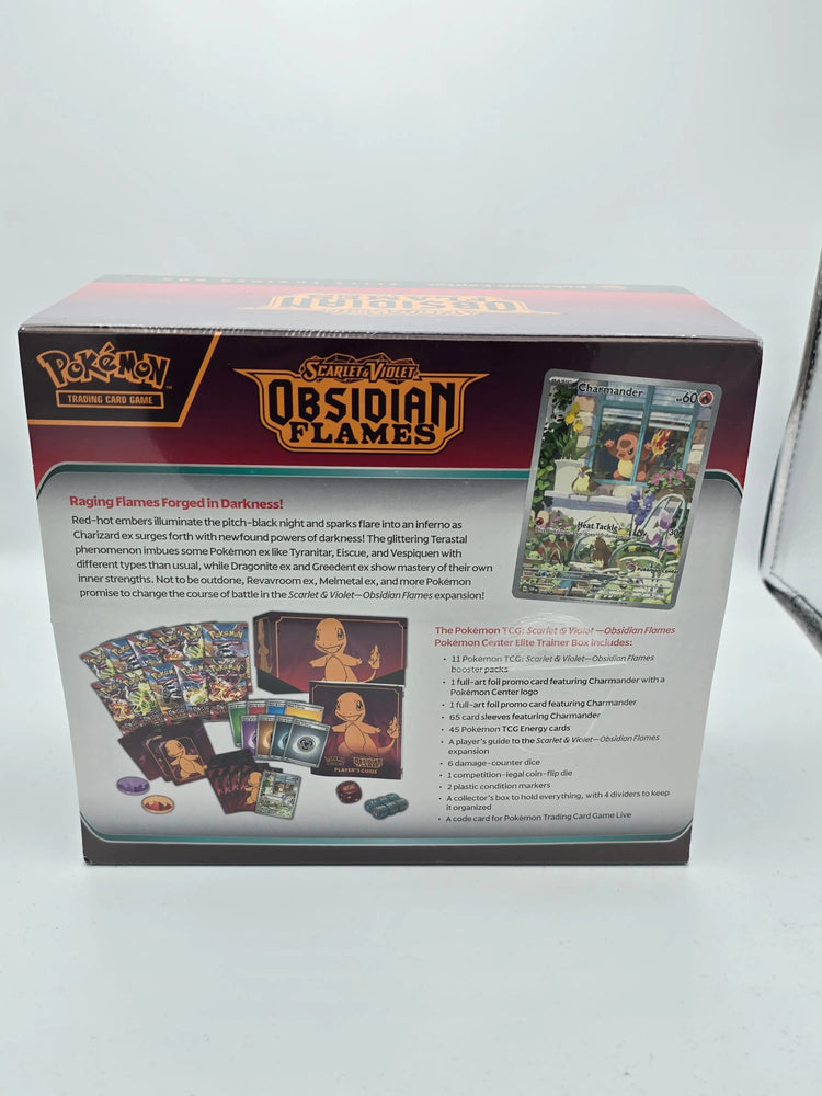 Scarlet & Violet Obsidian Flames Pokemon Elite Trainer Box - Sealed Scarlet & Violet Obsidian Flames Pokemon Elite Trainer Box - Sealed