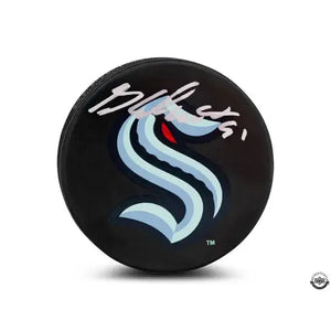 Shane Wright Autographed Seattle Kraken Hockey Puck 