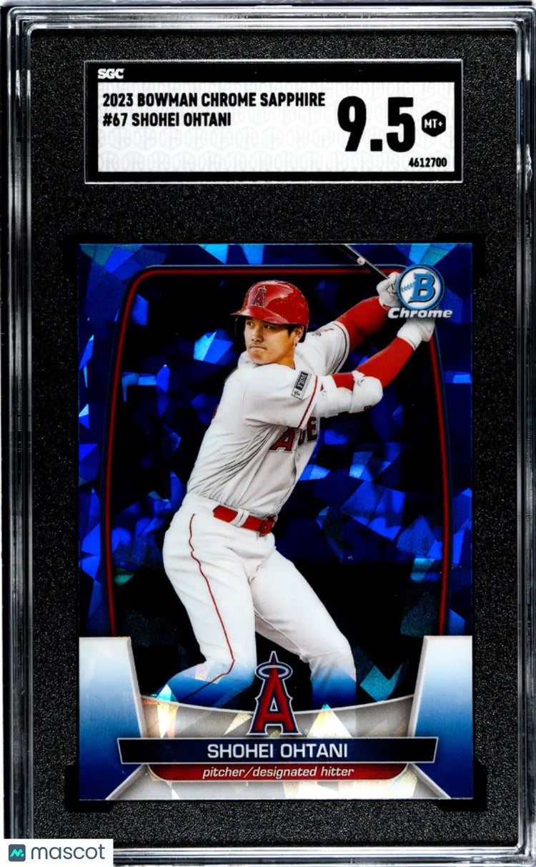 Shohei Ohtani 2023 Bowman Chrome Sapphire SGC 9.5 Mint + Japan 