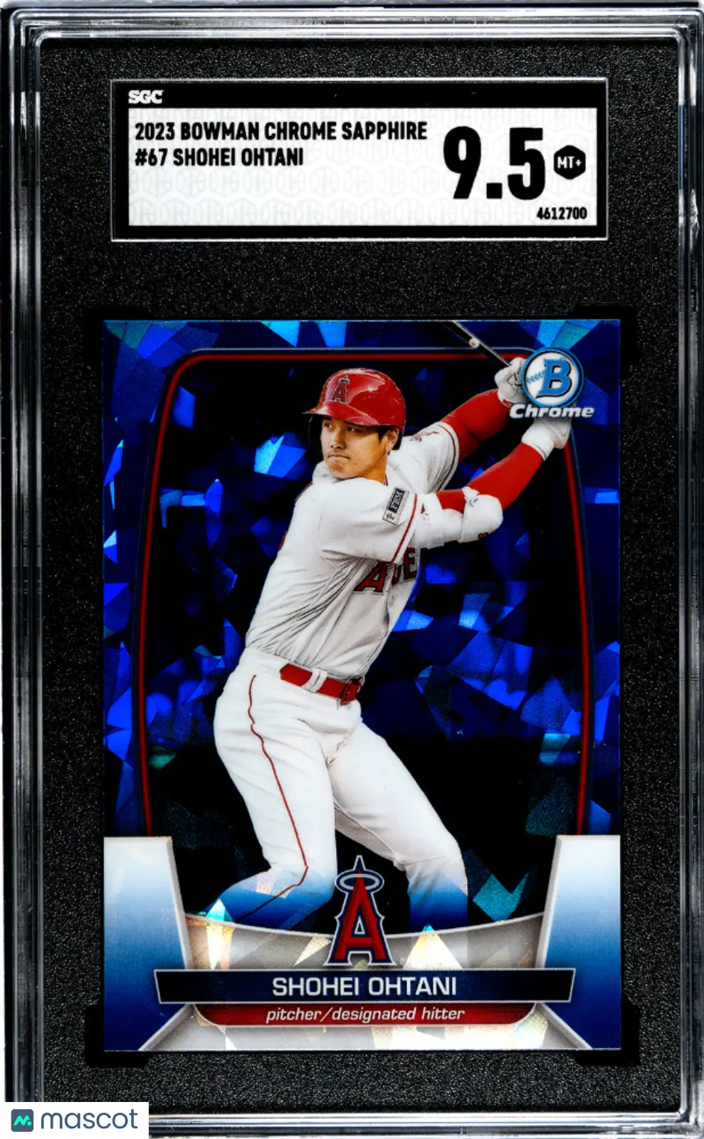 Shohei Ohtani 2023 Bowman Chrome Sapphire SGC 9.5 Mint + Japan 