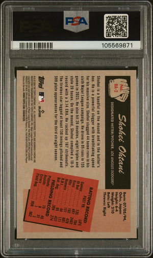 Shohei Ohtani 2024 Bowman 1955 Anime PSA 9 SSP SP Los Angeles Dodgers 
