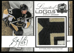 Sidney Crosby /50 LIMITED LOGOS TOP PATCH Auto 2008-09 UD The Cup 