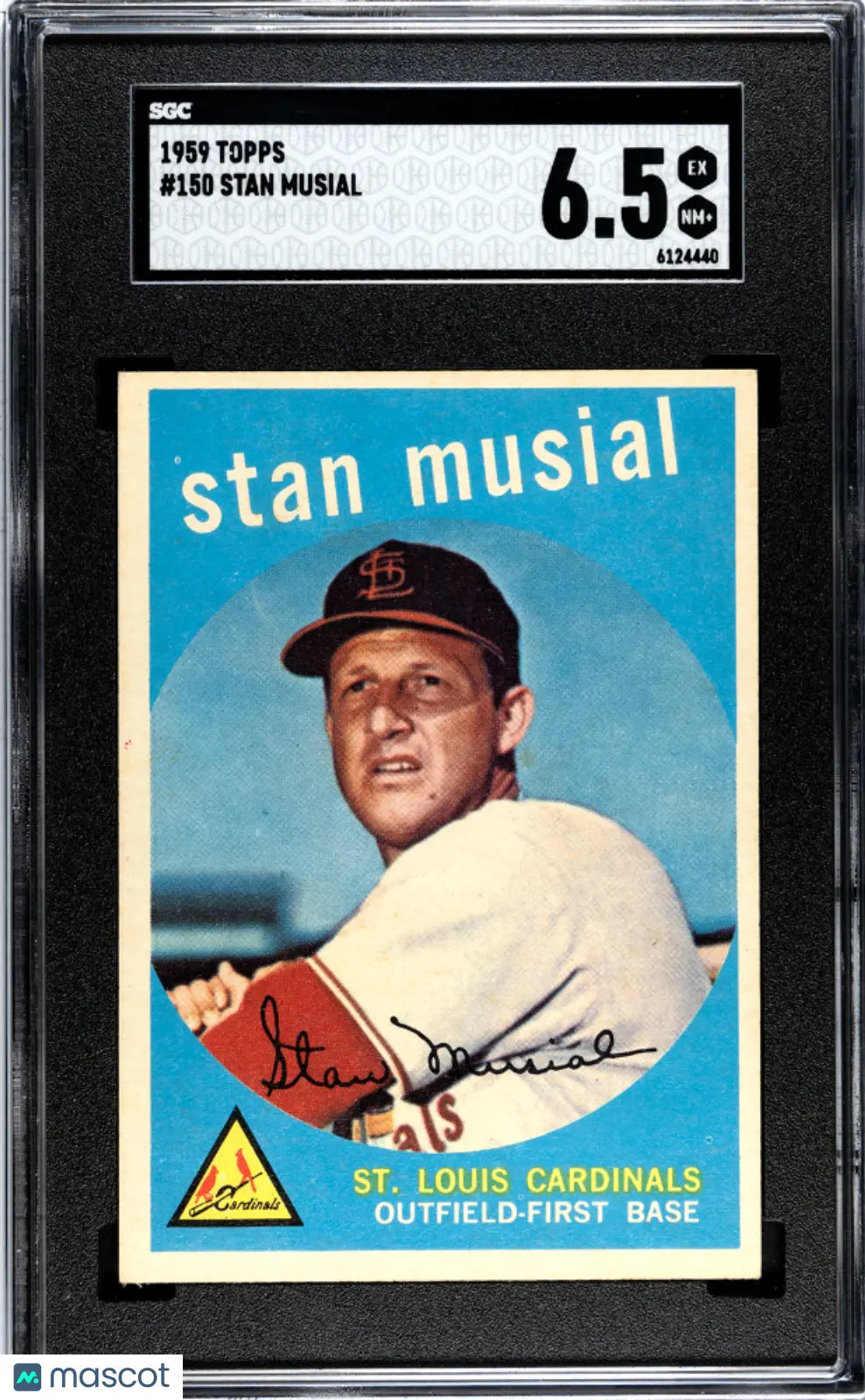 Stan Musial SGC 6.5 1959 Topps Cardinals 