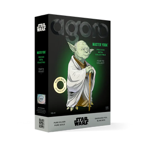 Star Wars Master Yoda Silver Foil Blind Box Collectible 