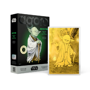 Star Wars Master Yoda Silver Foil Blind Box Collectible 