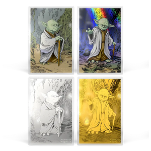 Star Wars Master Yoda Silver Foil Blind Box Collectible 