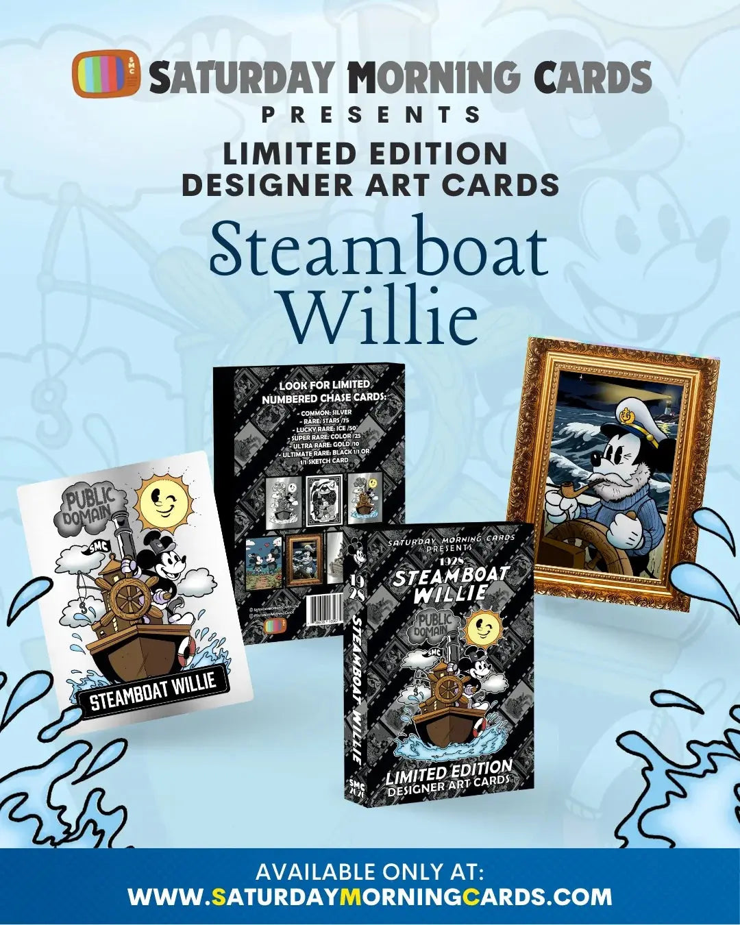 Steamboat Willie Vol 2. (Single Card Box) Saturday Morning Cards 