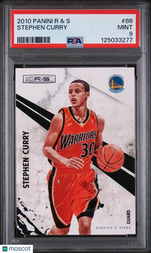 Stephen Curry #86 PSA 9 2010-11 Panini Rookies & Stars RC Rookie 