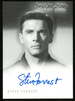 Steve Forrest as Major Robert Grimes Twilight Zone Auto Autograph #A-55 