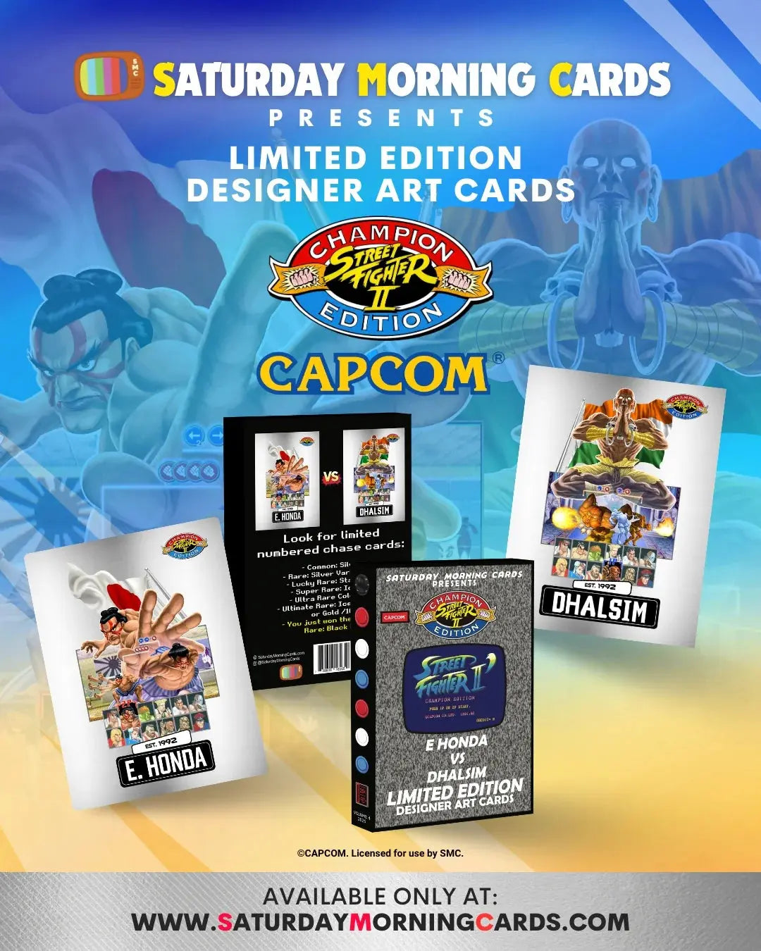 Street Fighter Vol. 4 E.Honda vs Dhalsim (Two Cards Per Box) 