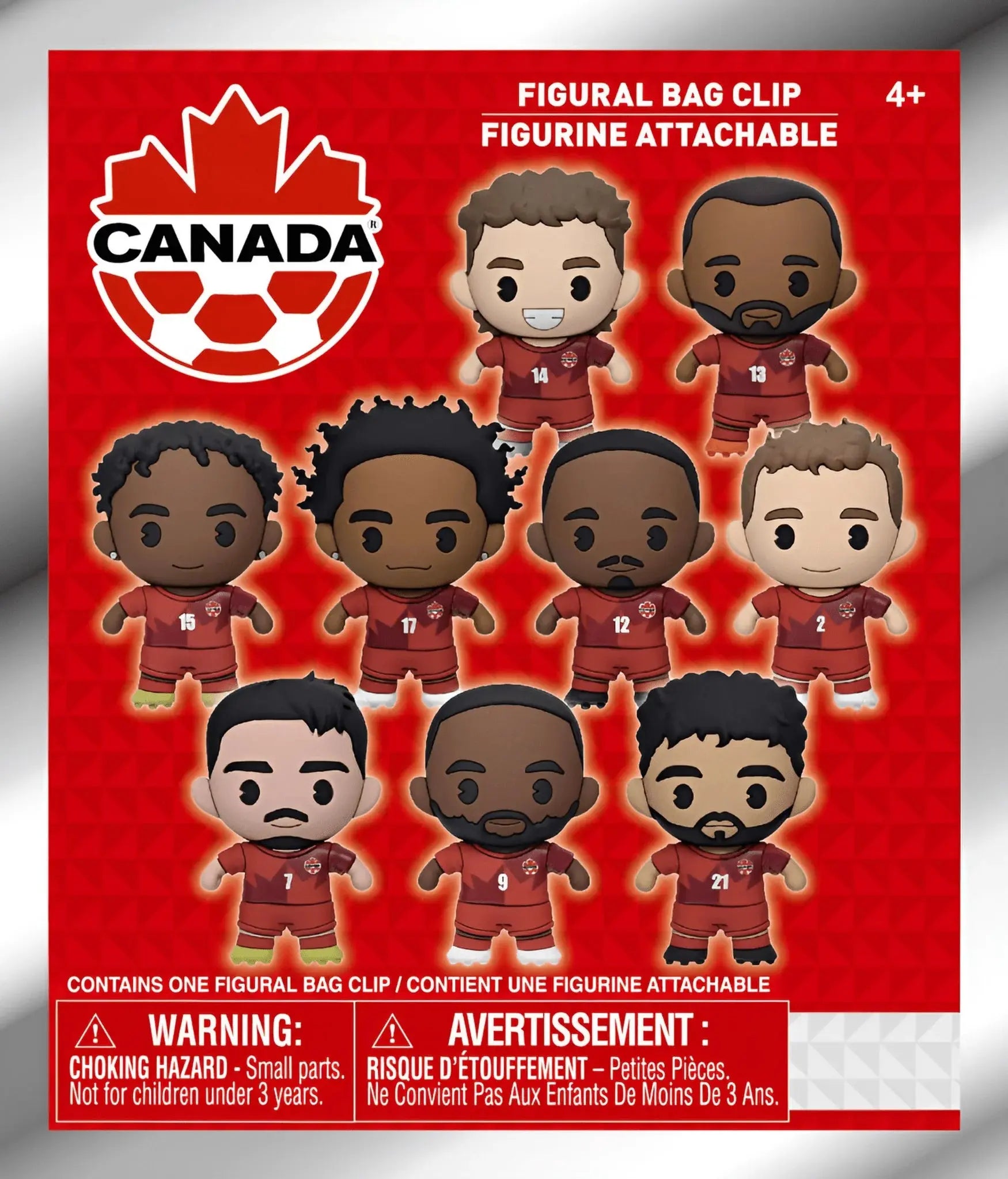 Team Canada 3D Foam Bag Clip - World Cup 2026 ( 1 Per Order) 
