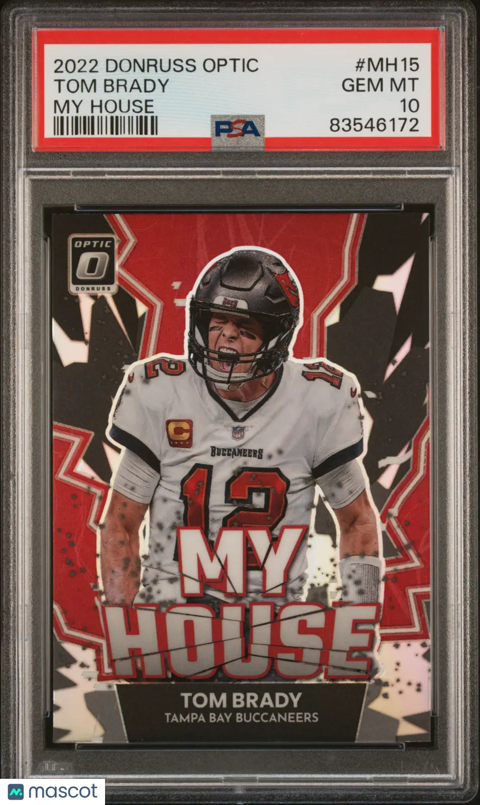 Tom Brady #MH15 PSA 10 2022 Panini Donruss Optic My House Buccaneers 