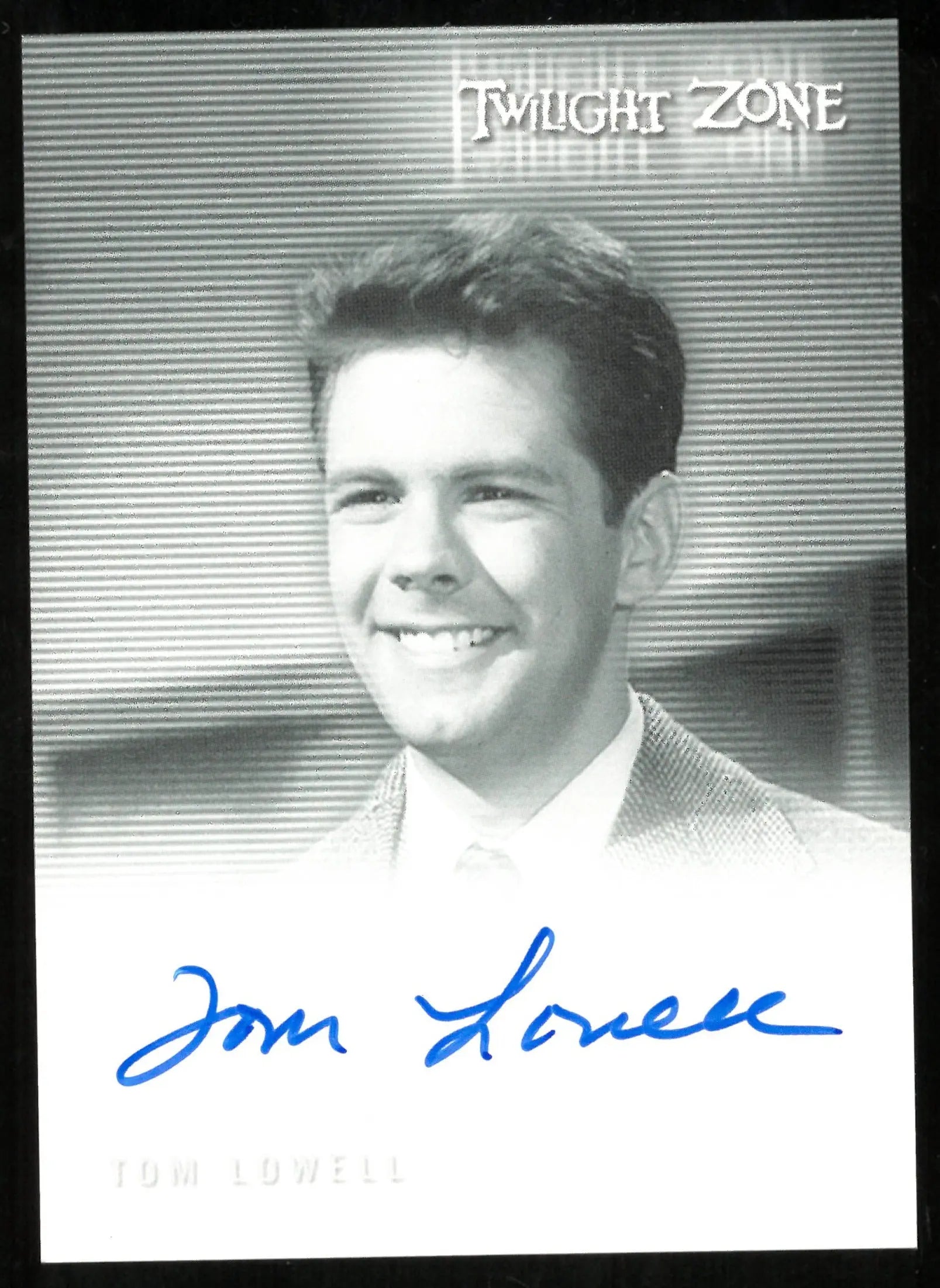Tom Lowell as Artie Beechcroft Twilight Zone Auto 