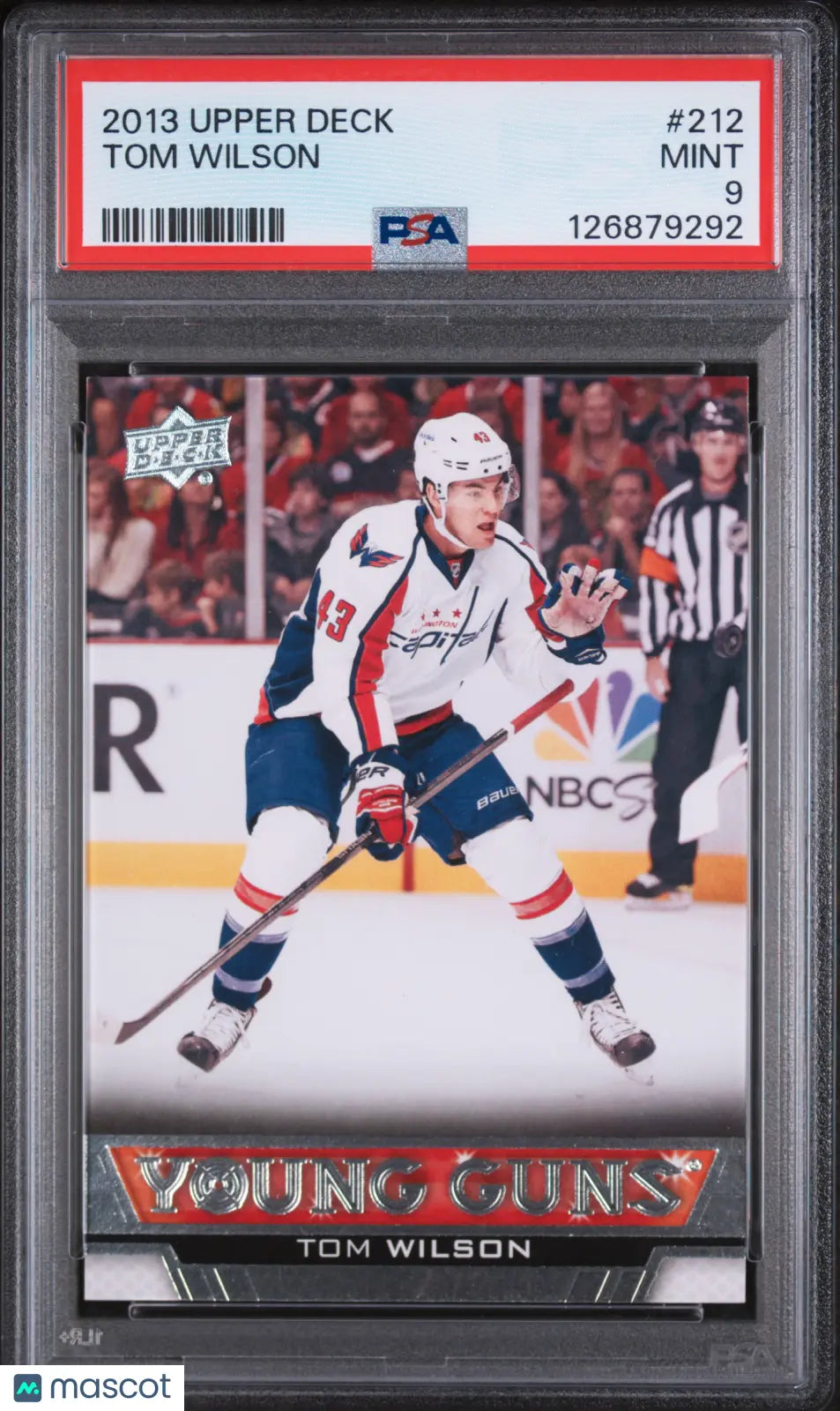 Tom Wilson PSA 9 Young Guns RC Rookie LOW POP 2013-14 13-14 UD Upper Deck 