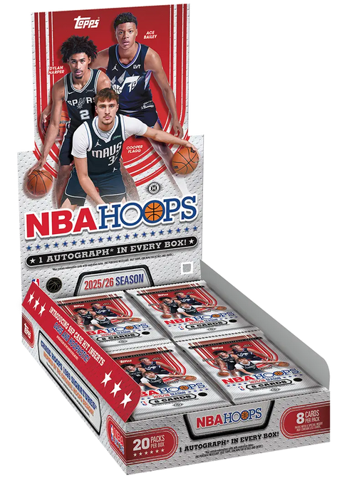 Buy 2025-26 Topps Basketball Hoops Hobby Box Online