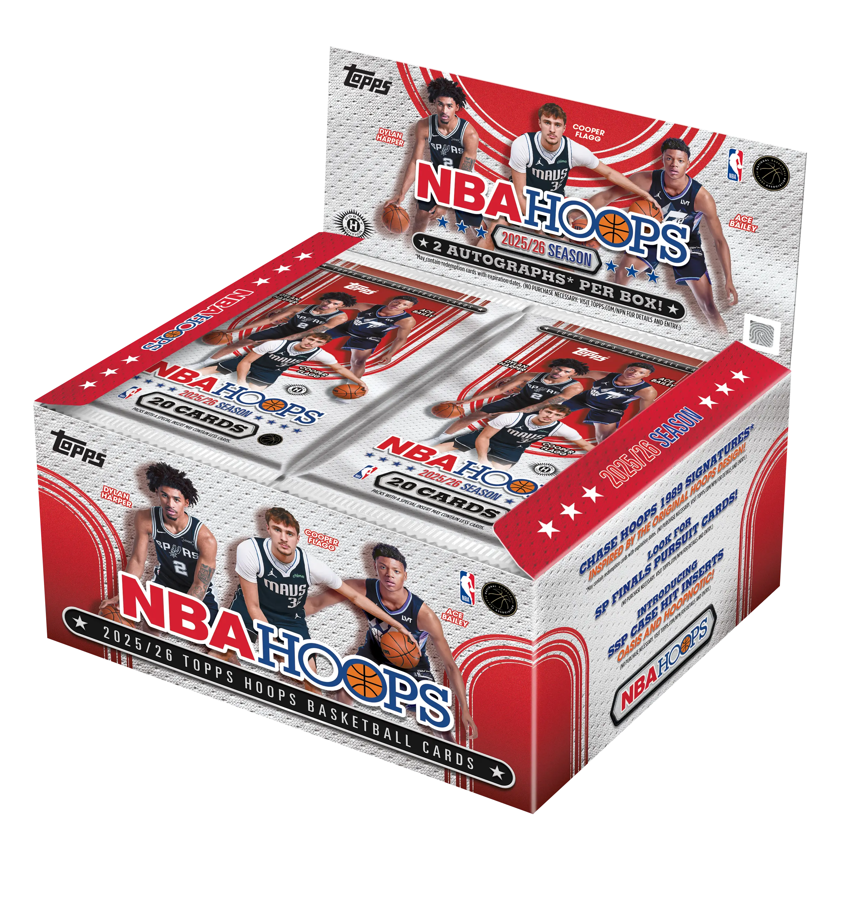 Topps 2025/2026 NBA Hoops Jumbo Trading Cards 