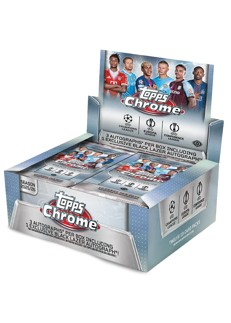 Topps 2025/26 UEFA Champions League Chrome Jumbo Box 
