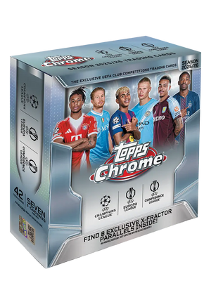Buy 2025-26 Topps Chrome UEFA Mega Box Online Now