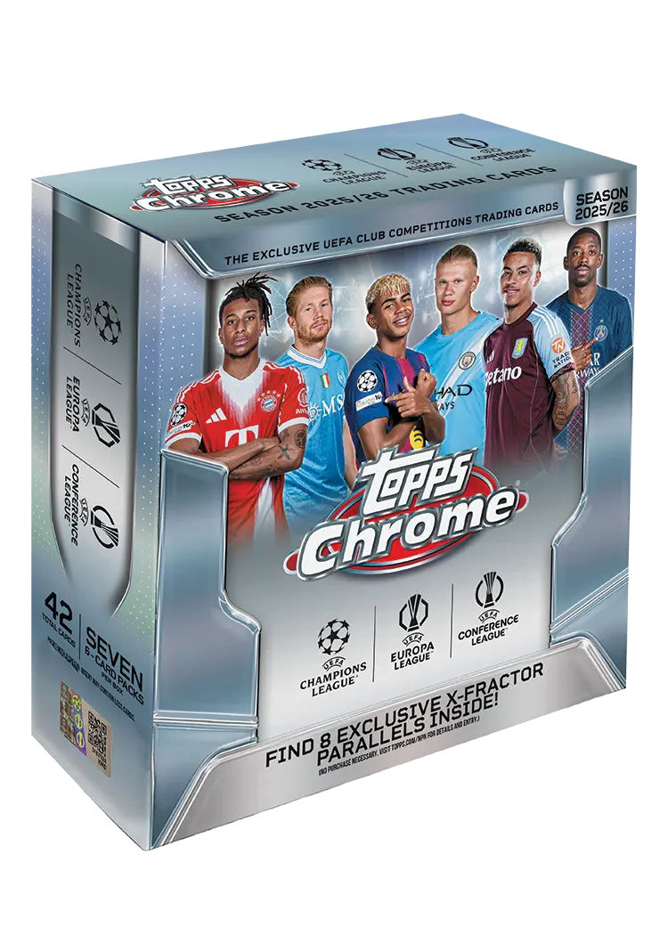 Topps 2025/26 UEFA Champions League Chrome Mega SE Box 