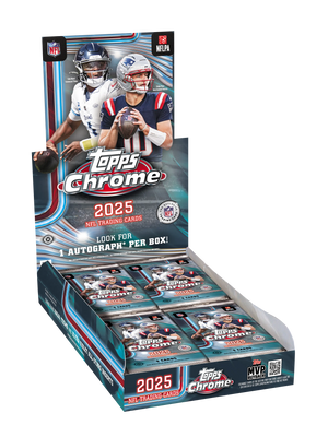 Topps 2025 NFL Chrome Hobby Box 