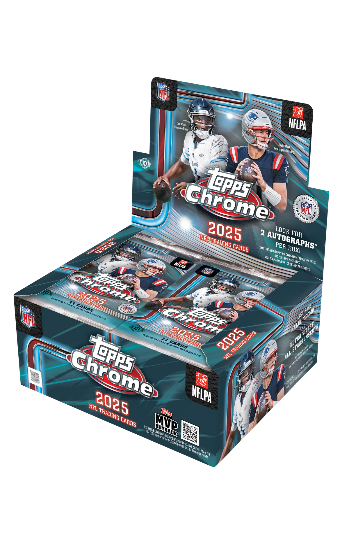 Buy Topps 2025 NFL Chrome Jumbo Trading Cards Online