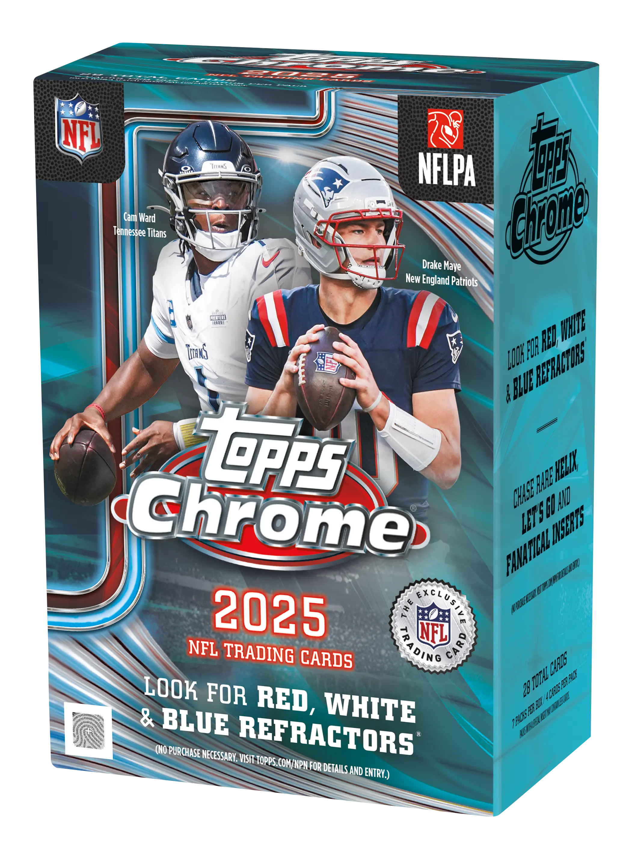 Topps 2025 NFL Chrome Value Box 
