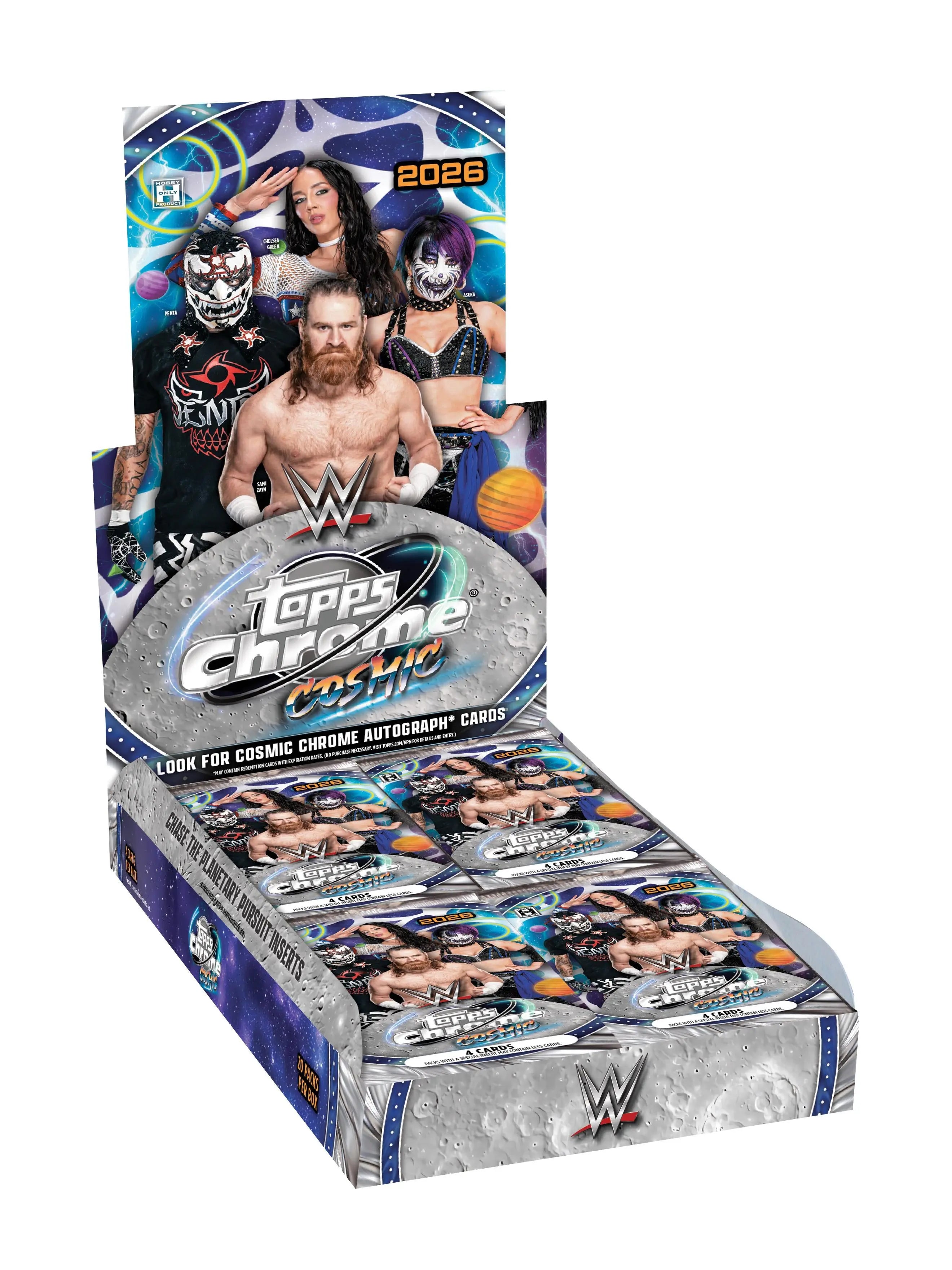 Topps 2026 WWE Cosmic Chrome Hobby Box 