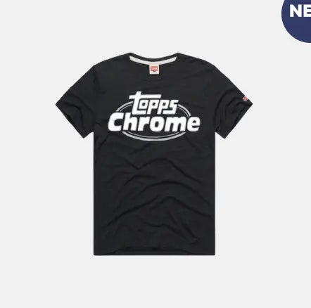 Topps Baseball Topps Chrome Black T-Shirt 