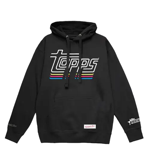 Topps Heritage Black 76 Logo Hoodie 