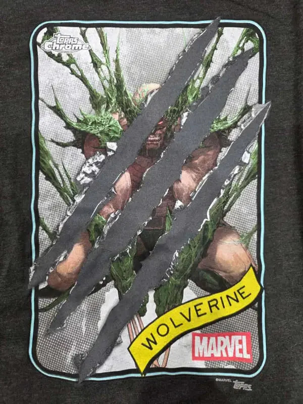 Topps Marvel Wolverine Card Charcoal T-Shirt 
