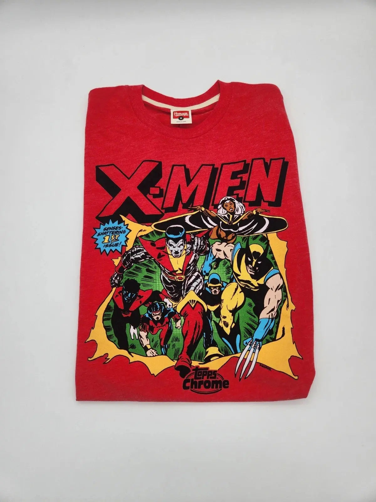 Topps Marvel X-men Comic Red T-Shirt 