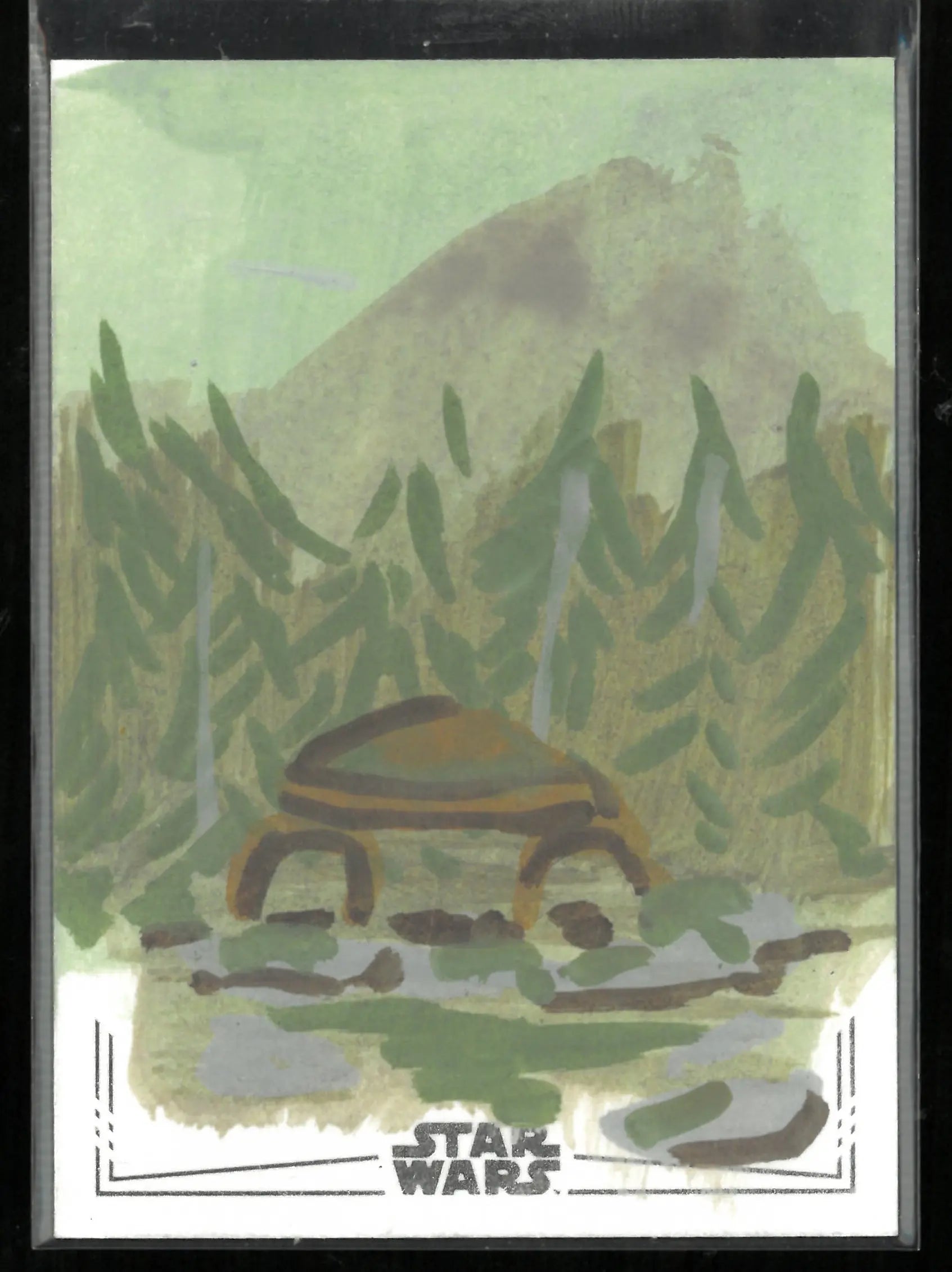 Topps Star Wars Authentic Star Wars Sketch Card Artist Signature 