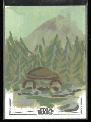 Topps Star Wars Authentic Star Wars Sketch Card Artist Signature 