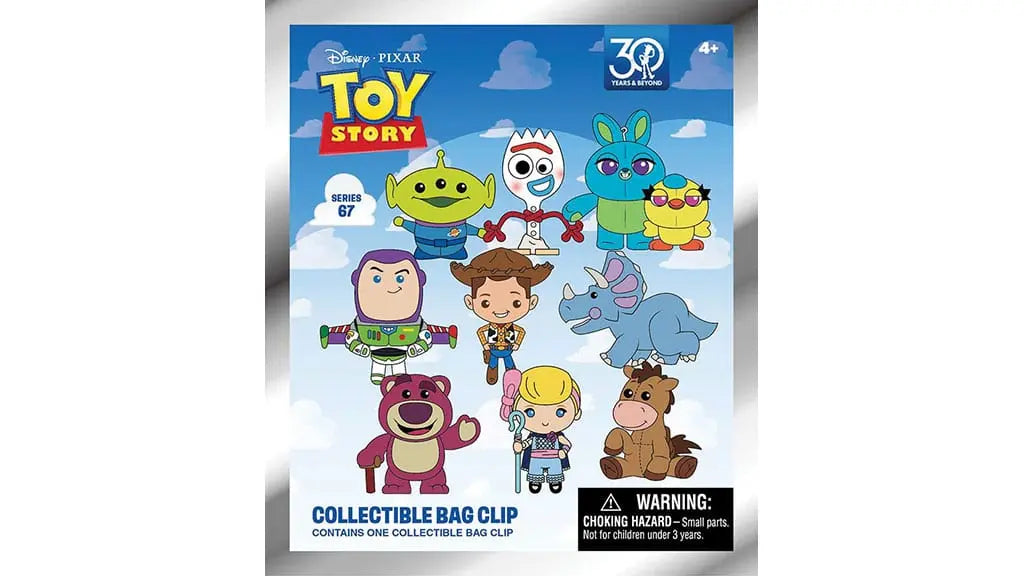 Toy Story 30th Anniversary 3D Foam Bag Clips 