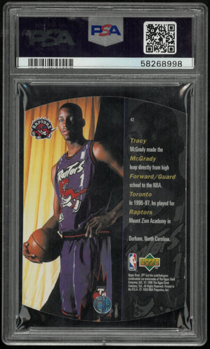 Tracy McGrady Gold 1997-98 SPX 97-98 PSA 7 Toronto Raptors 