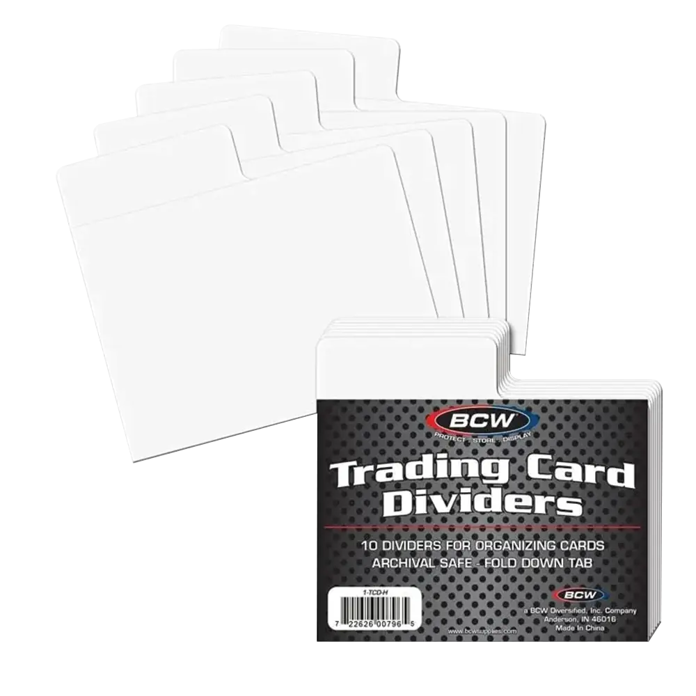 Top Horizontal Trading Card Dividers | Card Divider for Collectors