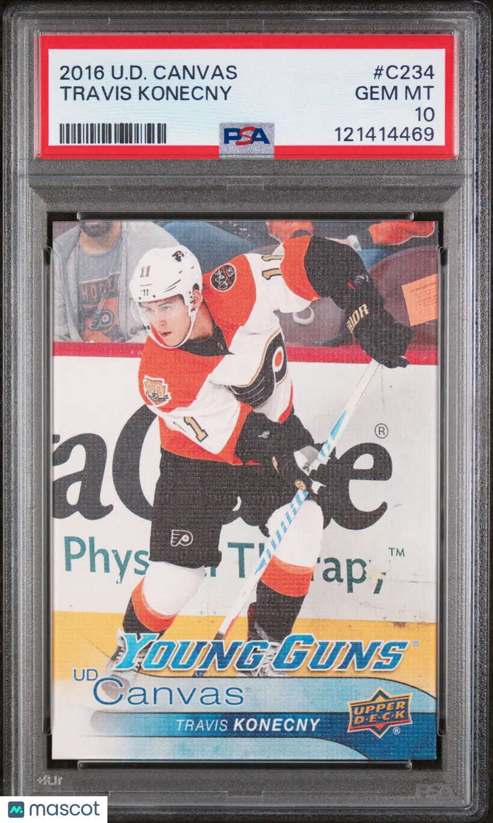 Travis Konecny PSA 10 Young Guns Canvas RC Rookie 2016-17 16-17 UD Upper Deck 