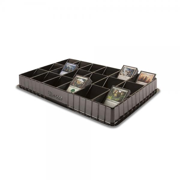 Card Sorting Tray With 18 Slanted Compartments