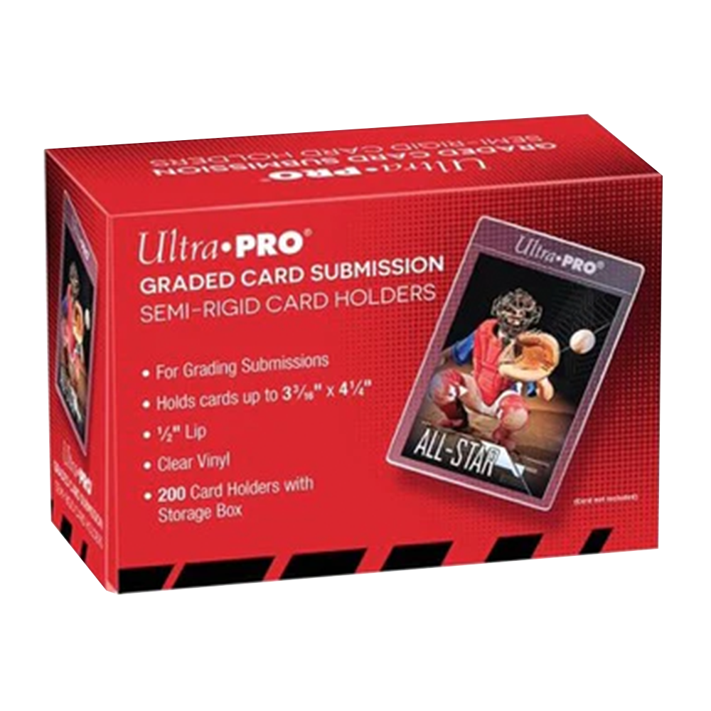 Ultra-PRO Box of 200 Standard Size Semi Rigid Card Storage Holders Savers Tall / Graded 