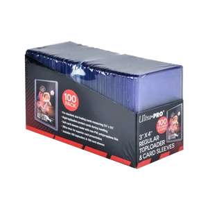 Ultra Pro 100 Pack Toploaders With Sleeves 35pt 