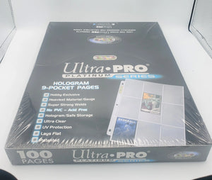 Ultra Pro 9 Pocket Binders Sheets 100 Count Package 