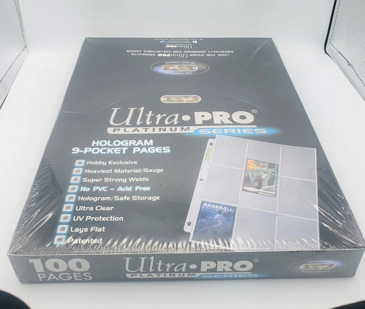 Ultra Pro 9 Pocket Binders Sheets 100 Count Package 