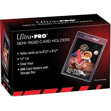 Ultra Pro Card Sleeves 200CT Semi-Rigid Card Holder 