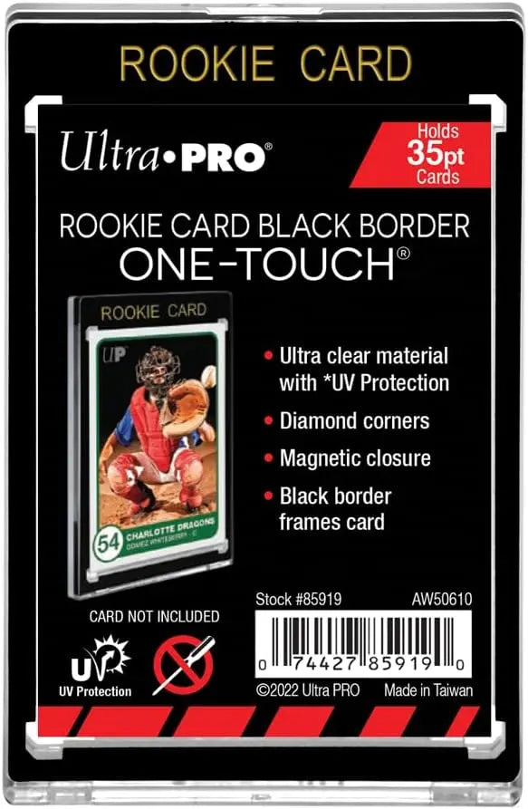 Ultra Pro - Magnetic One Touch - 35pt Black Border Rookie Gold 