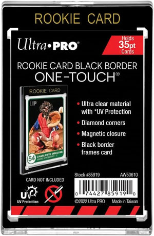 Ultra Pro - Magnetic One Touch - 35pt Black Border Rookie Gold 