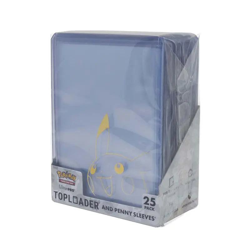 Ultra Pro - Pikachu Toploader and Penny Sleeves Combo Pack for the Pokémon Trading Card Game (25 Pack) 