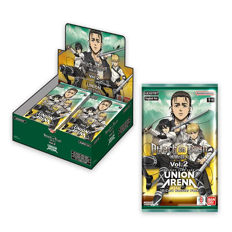 Union Arena Attack On Titan Volume 2 Booster Pack 