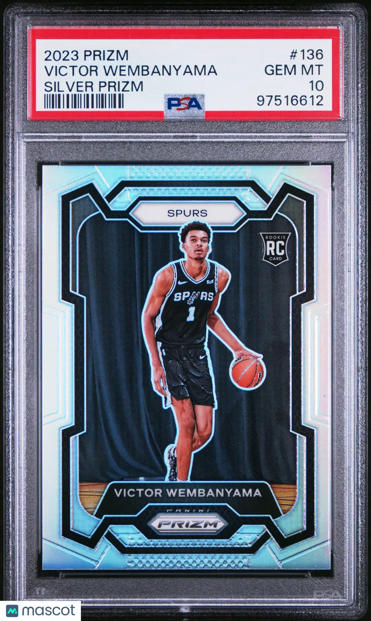 Victor Wembanyama SILVER PSA 10 Prizm 2023-24 23-24 Prizm RC Rookie 